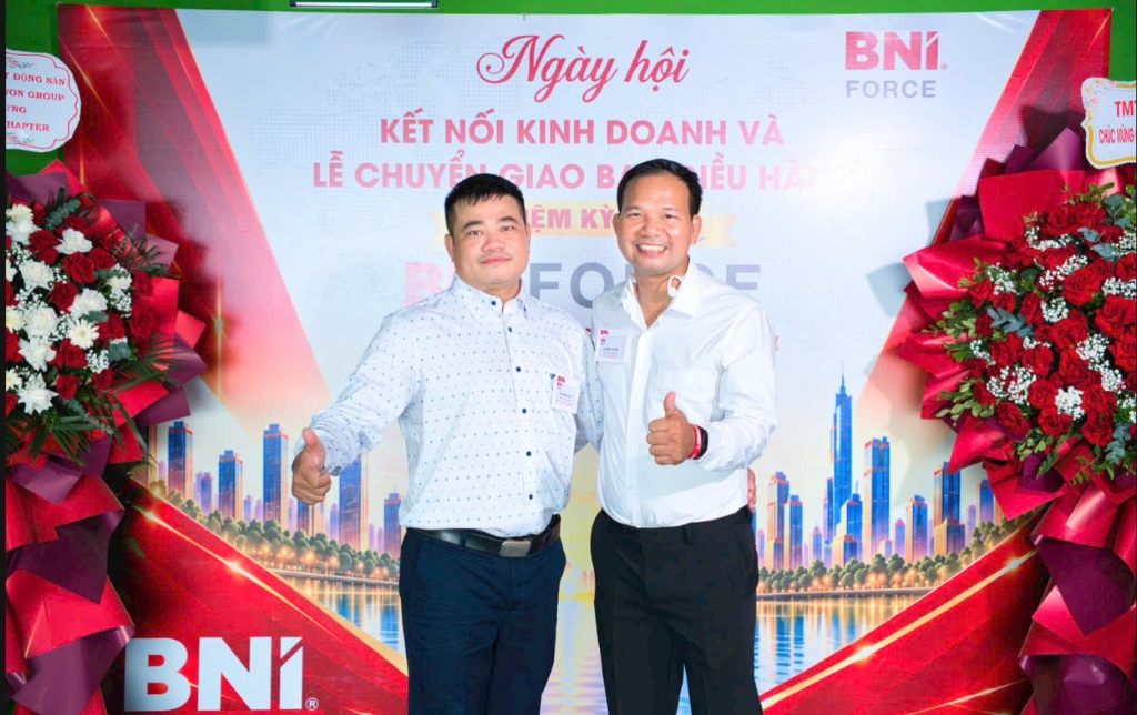 Giám đốc Đỗ Minh Vương kết nối kinh doanh BNI Force Hà Nội