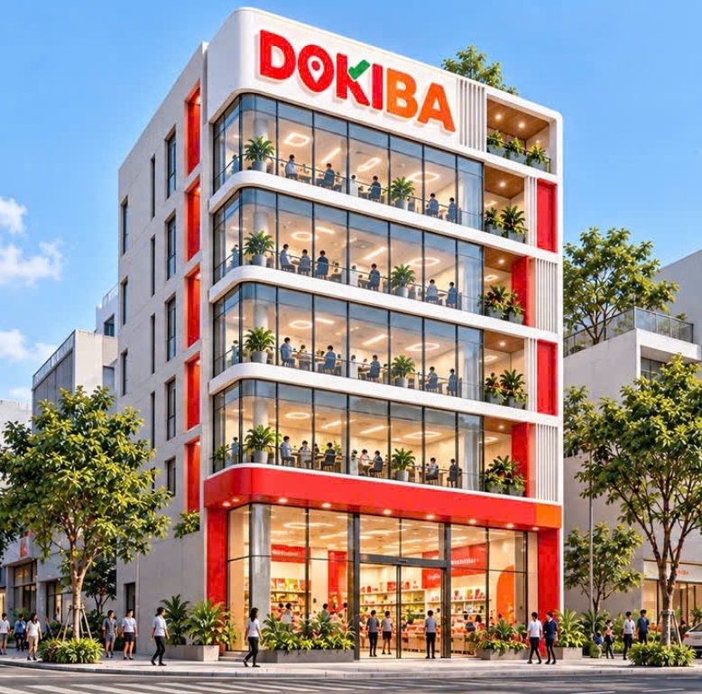 Toà nhà DOKIBA hiện đại 6 tầng - Không gian kết nối kinh doanh